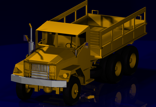 M35 Truck rendering by Bill Laut