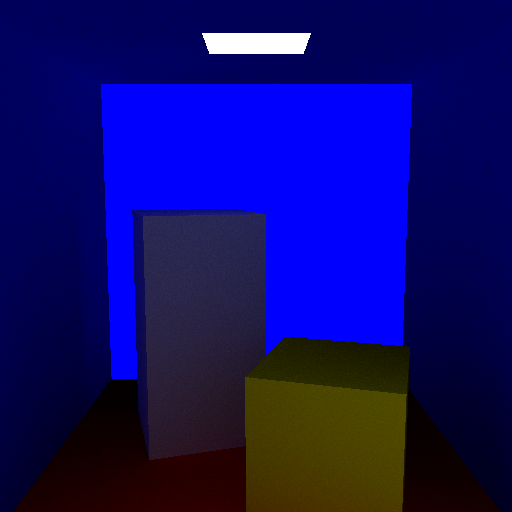 Cornell box path traced