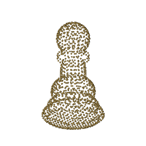 Pawn represented by surface points