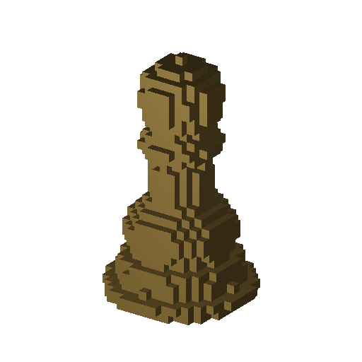 Pawn represented by a VOL grid