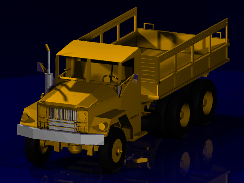 M35 Truck rendering by Bill Laut